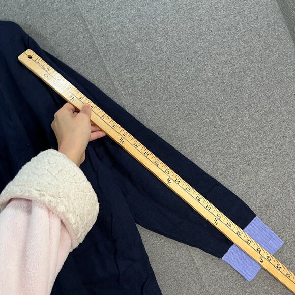 Isaac Mizrahi LIVE! Cardigan Sweater Navy, X-Large - Picture 7 of 8